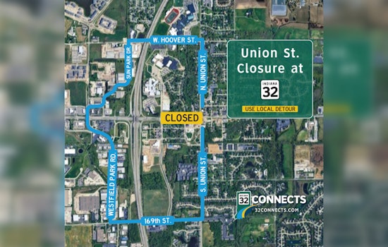 Westfield's State Road 32 Revamp Begins as Major Commute Disruptions Expected Starting April