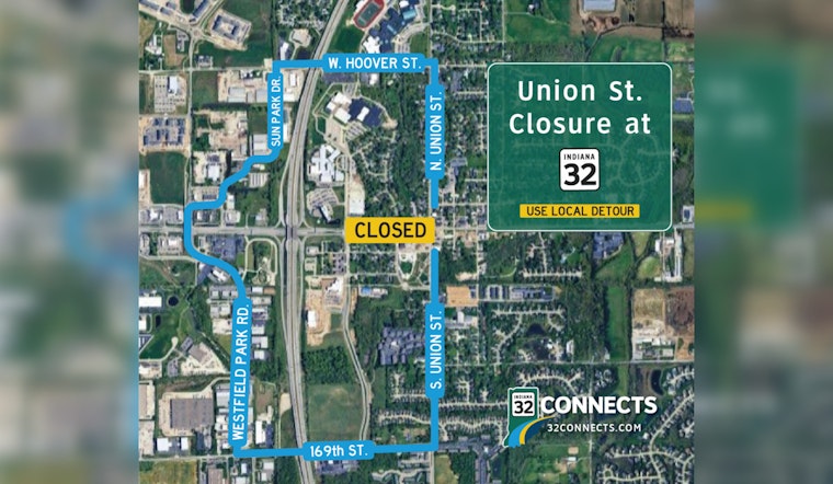 Westfield's State Road 32 Revamp Begins as Major Commute Disruptions Expected Starting April