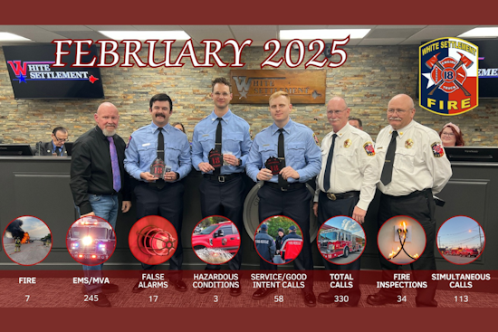 White Settlement Fire Department Highlights February Call Activities, Bolsters Community Relations via Social Media