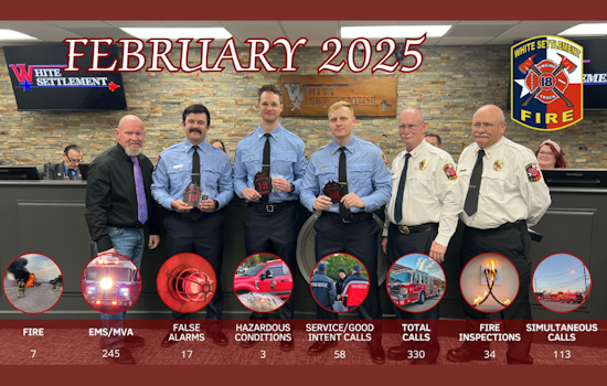 White Settlement Fire Department Highlights February Call Activities, Bolsters Community Relations via Social Media