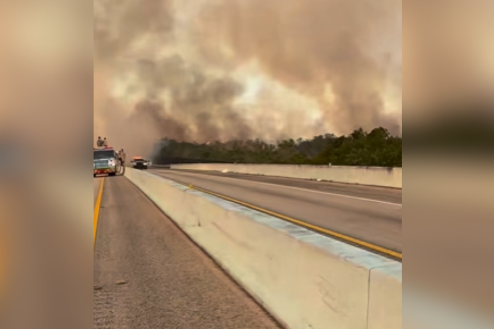 Wildfire Disrupts Florida Keys Traffic, Closes U.S. Highway 1 Amid Spring Break Rush