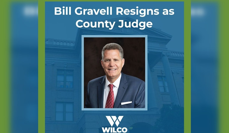 Williamson County Judge Bill Gravell Steps Down to Take Role in Trump Administration's SBA Office of Advocacy