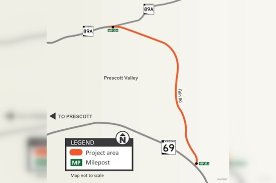 $9.2 Million Pavement Project Begins on Prescott Valley's SR 89A Spur, Traffic Adjustments in Place