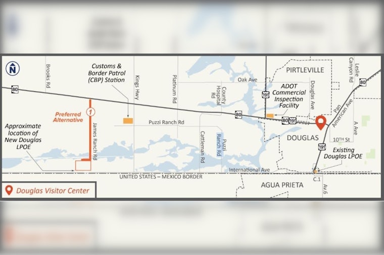 ADOT Plans New Connector Road to Enhance Traffic Flow and Safety in Douglas