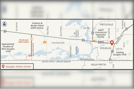 ADOT Plans New Connector Road to Enhance Traffic Flow and Safety in Douglas