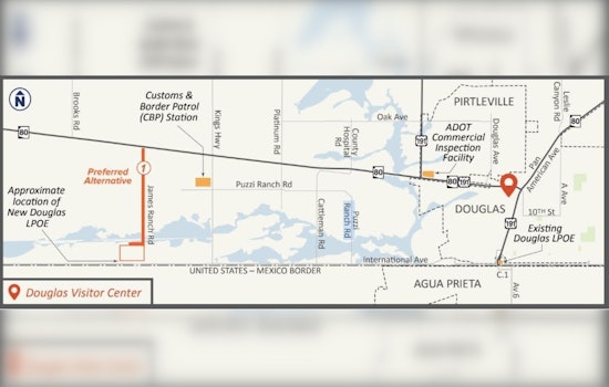 ADOT Plans New Connector Road to Enhance Traffic Flow and Safety in Douglas