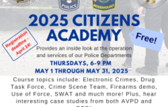 Apple Valley Opens Doors to Citizens Academy for an Inside Look at Police Operations Starting May