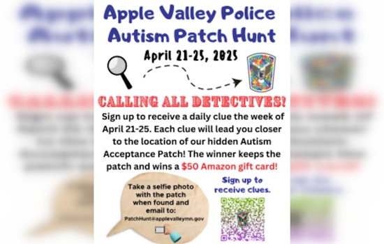 Apple Valley Police Launch 'Autism Acceptance Patch Hunt' to Foster Community Engagement and Inclusion