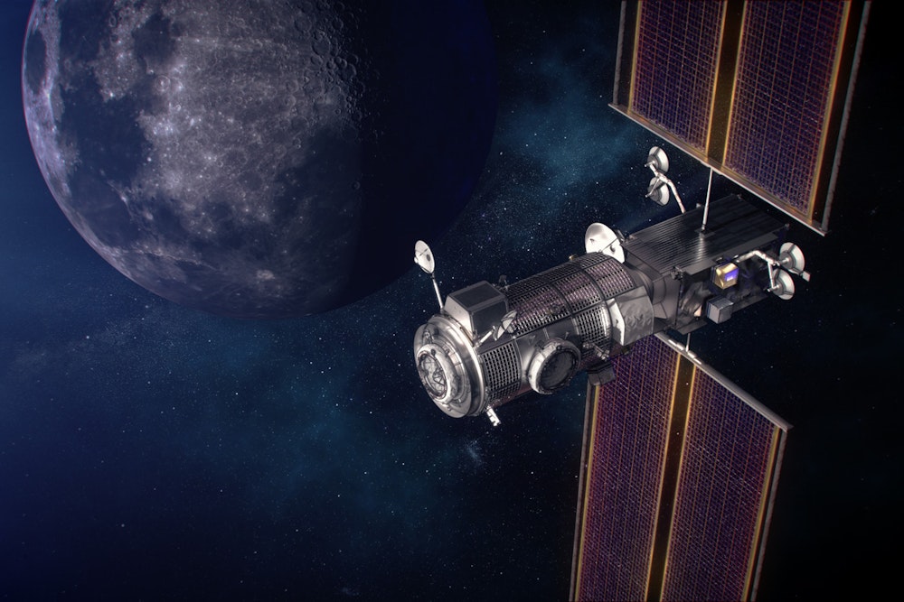 Arizona's Desert Hosts NASA's Future Moon Home as HALO Module Prepares for Cosmic Quest in Gilbert