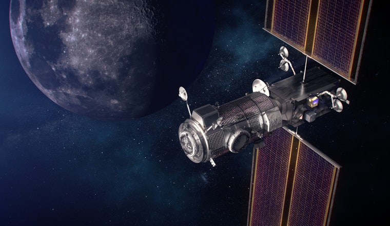 Arizona's Desert Hosts NASA's Future Moon Home as HALO Module Prepares for Cosmic Quest in Gilbert