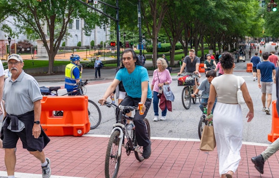 Atlanta Embraces Pedestrian-Friendly Streetscape With "Atlanta Streets Alive" Event Along Peachtree Street