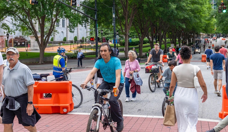 Atlanta Embraces Pedestrian-Friendly Streetscape With "Atlanta Streets Alive" Event Along Peachtree Street