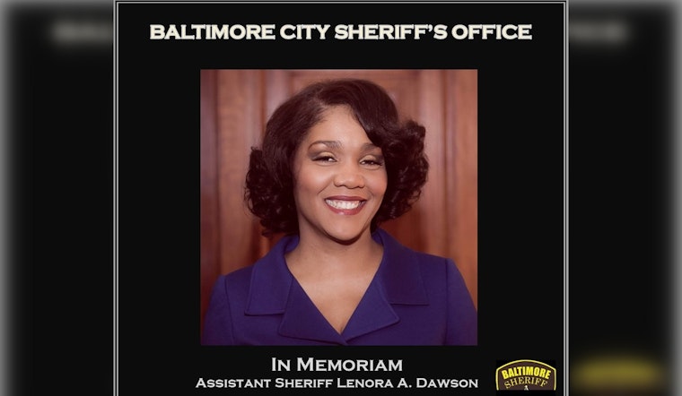 Baltimore Mourns the Loss of Esteemed Assistant Sheriff Lenora A. Dawson