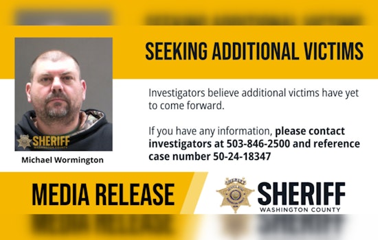 Banks Man, Michael Wormington, Indicted for Sexual Abuse of Juveniles and Marijuana Delivery in Washington County