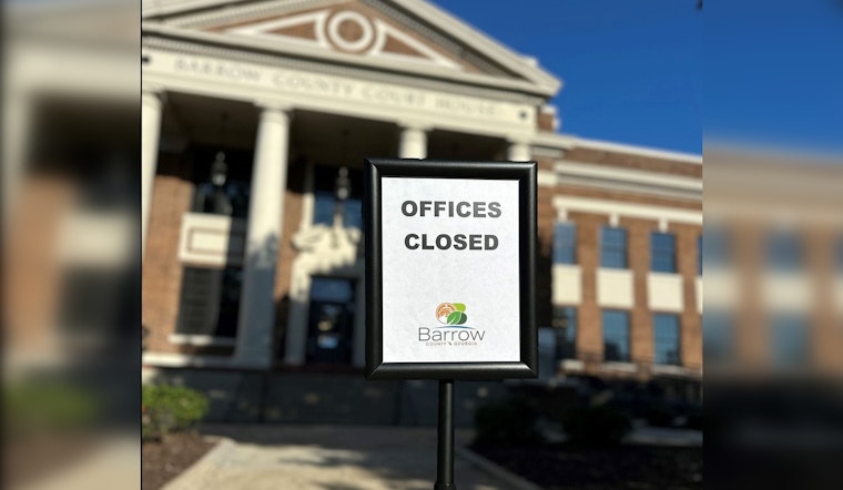 Barrow County Announces Good Friday Closures; Essential Services Remain Available