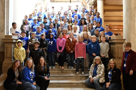Batesville Intermediate Students Explore Indiana Statehouse with State Sen. Jean Leising