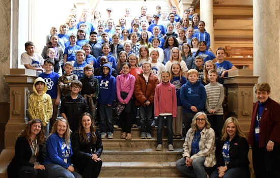 Batesville Intermediate Students Explore Indiana Statehouse with State Sen. Jean Leising