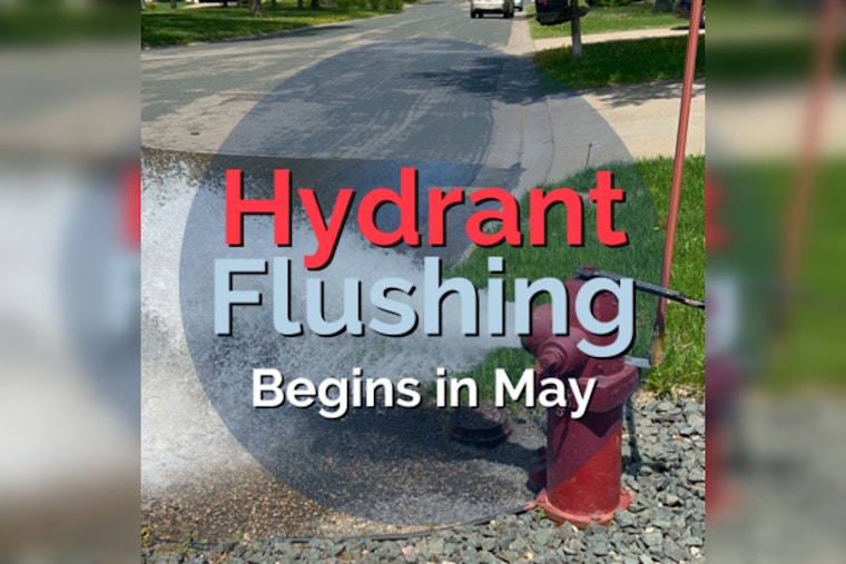 Blaine Readies for Annual Fire Hydrant Flushing to Maintain Water Quality and System Performance Starting May 5