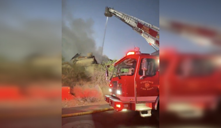 Blaze Engulfs Guest House in Paradise Valley, Firefighters Prevent Spread to Neighboring Properties