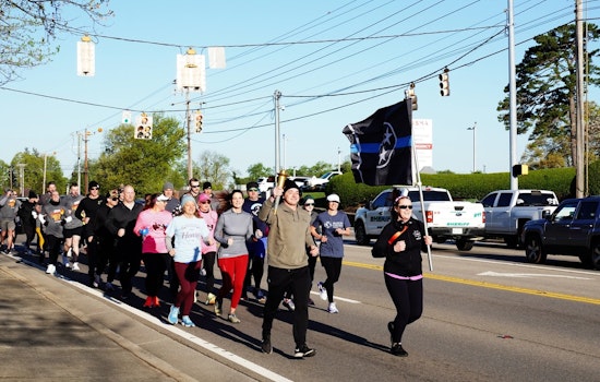 Blount County Law Enforcement and Community Band Together in Supportive Relay for Special Olympics Tennessee