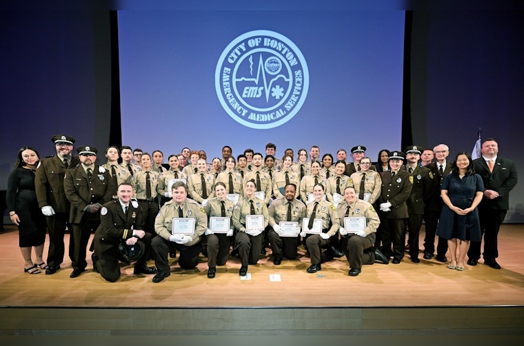 Boston Celebrates New Wave of EMT Graduates and Promotions with Mayor Michelle Wu's Praise