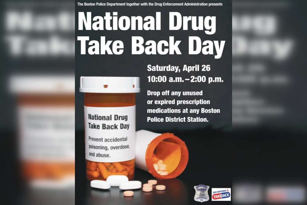 Boston Joins DEA for National Drug Take Back Day, Local Police Stations Open for Medication Disposal