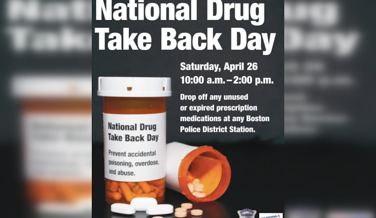 Boston Joins DEA for National Drug Take Back Day, Local Police Stations Open for Medication Disposal