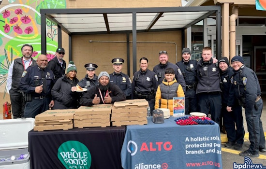 Boston Police and Jamaica Plain Residents Break Bread at "Pizza with Police" Event to Strengthen Community Ties