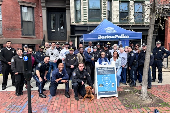 Boston Police Brew Community Ties with 'Coffee with a Cop' Event at Sip of Joy Café