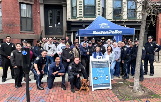 Boston Police Brew Community Ties with 'Coffee with a Cop' Event at Sip of Joy Café