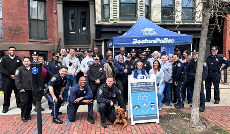 Boston Police Brew Community Ties with 'Coffee with a Cop' Event at Sip of Joy Café
