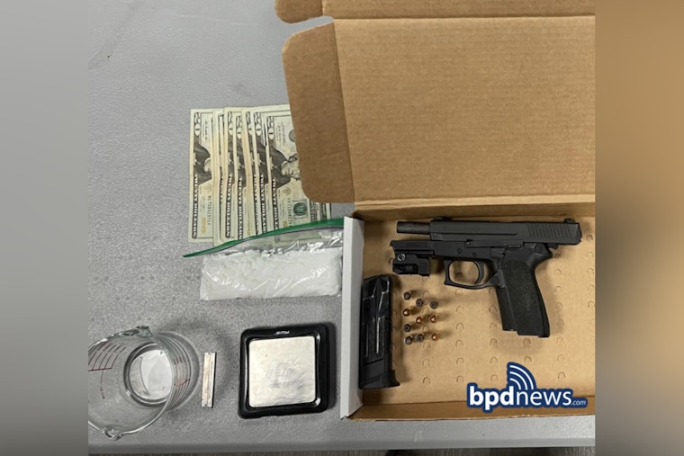 Boston Police Nab Jamaica Plain Man on Firearm and Drug Charges After Mattapan Traffic Stop