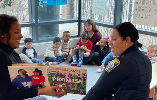 Boston Police Officers Embrace Storytelling with Kids at Roxbury YMCA for Read Across America Day