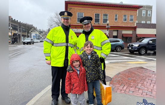 Boston Police Officers Join Roslindale's Easter Egg Hunt in Community Engagement Effort