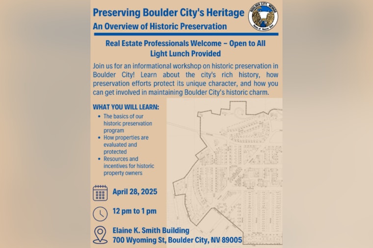 Boulder City Hosts Workshop for Real Estate Professionals on Historic Preservation