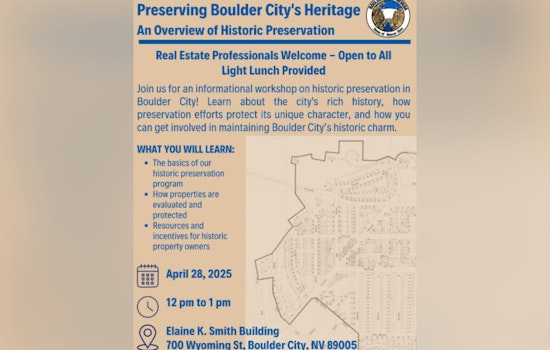 Boulder City Hosts Workshop for Real Estate Professionals on Historic Preservation