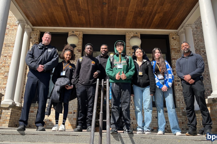 Brighton High School Students Explore Law Enforcement Careers with Boston Police