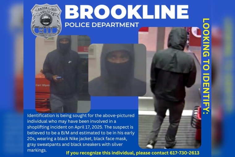 Brookline Police Seek Help to Identify Suspect in Commonwealth Ave Shoplifting Incident