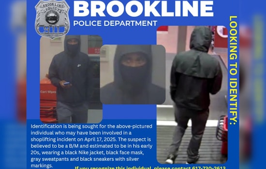 Brookline Police Seek Help to Identify Suspect in Commonwealth Ave Shoplifting Incident