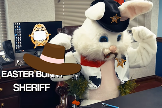VIDEO: Butler County Sheriff's Office Hops into Easter Spirit with "Sheriff Easter Bunny" Festivities