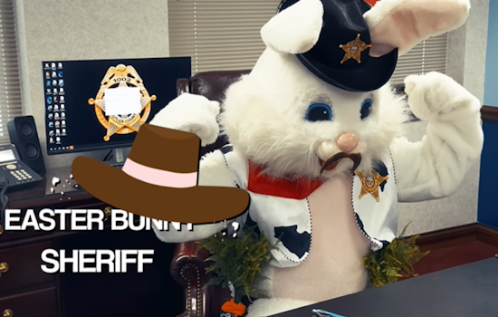 VIDEO: Butler County Sheriff's Office Hops into Easter Spirit with "Sheriff Easter Bunny" Festivities