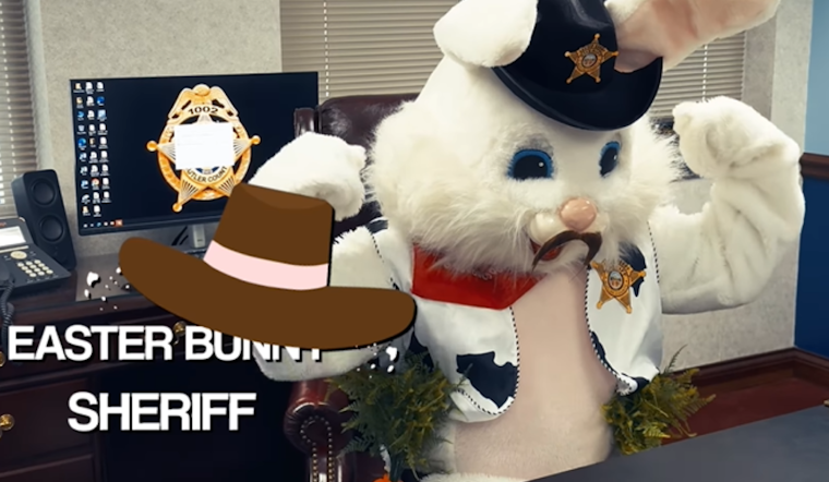 VIDEO: Butler County Sheriff's Office Hops into Easter Spirit with "Sheriff Easter Bunny" Festivities