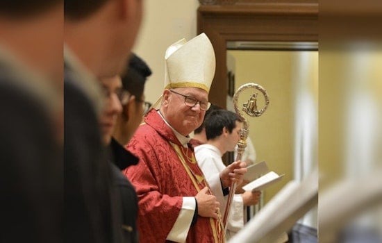 Cardinal Timothy Dolan Blesses and Distributes Food to Bronx Families on Holy Thursday