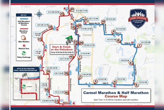 Carmel Braces for Marathon-Related Road Closures Today