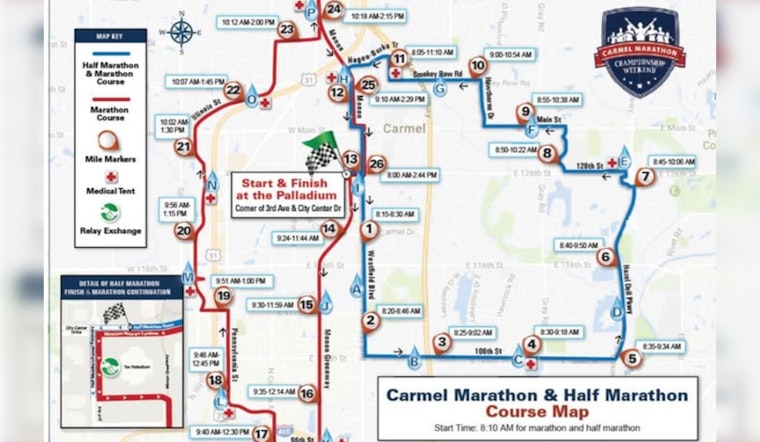 Carmel Braces for Marathon-Related Road Closures Today