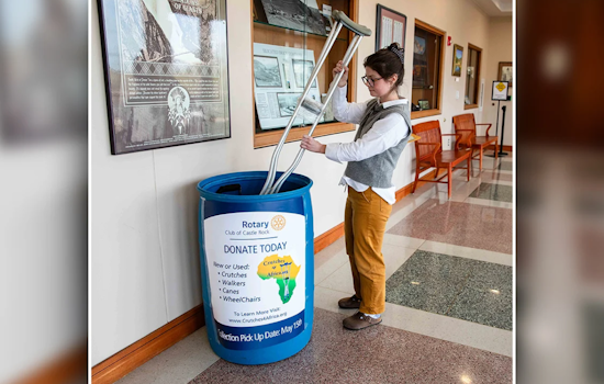 Castle Rock Rotary Club Partners with Crutches 4 Africa for Mobility Device Donation Drive