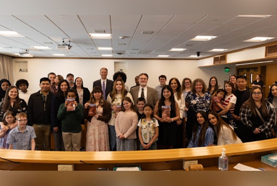 Celebrating Creativity, Secretary Read Honors Young Oregonians at Capitol for 2025-2026 Oregon Blue Book Contributions