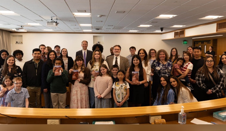 Celebrating Creativity, Secretary Read Honors Young Oregonians at Capitol for 2025-2026 Oregon Blue Book Contributions