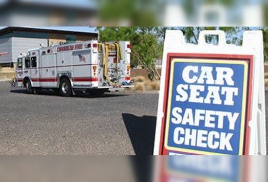 Chandler Fire Department Receives $45,510 Grant for Child Car Seat Safety Program