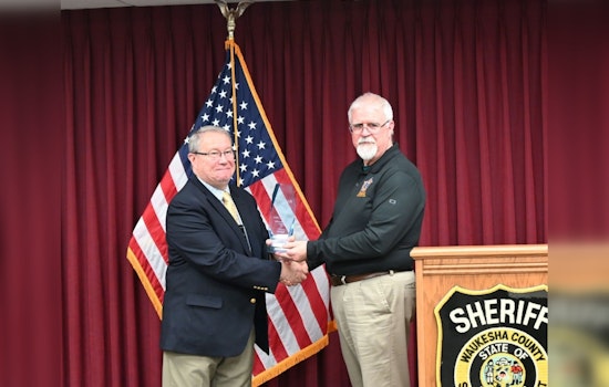 Chaplain Steve Niles Honored with Lifetime Service Award by Waukesha County Sheriff's Department
